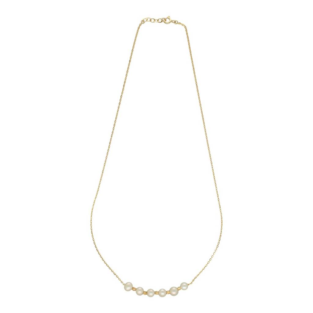 Tara 18Kt Gold Timeless Pearl Chain : JPSEP-24-010