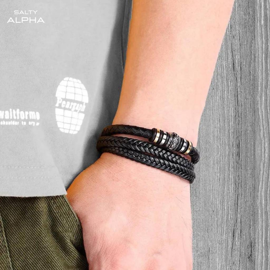 Salty Alpha Stavros Ethnic Style Bracelet : MB1S0096