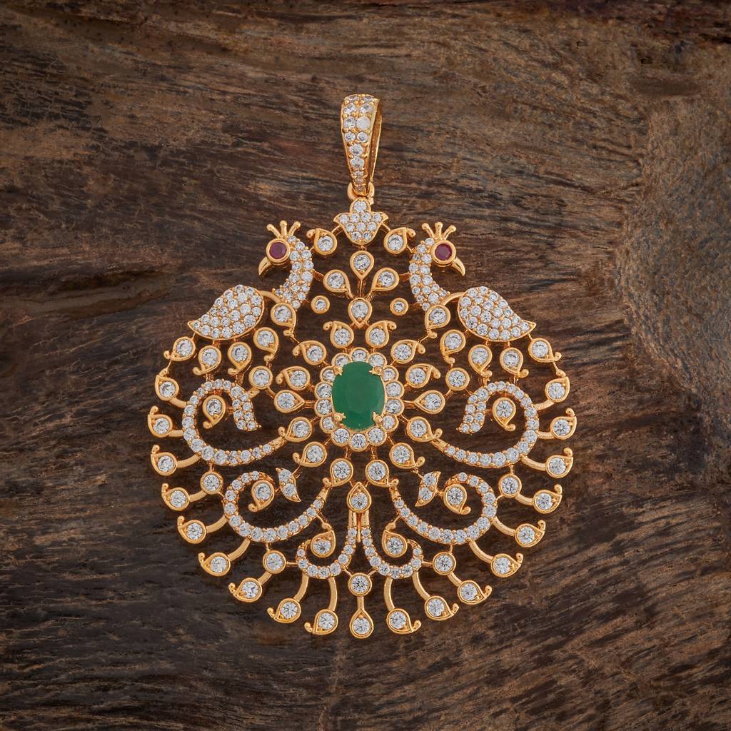 Kushal'S Fashion Jewellery Plated Party Zircon Pendant -178603 : 427638