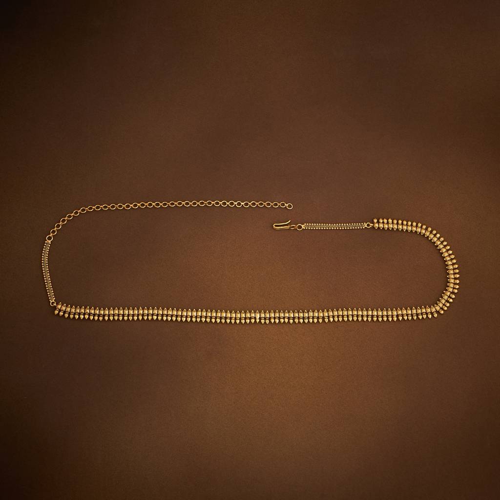 Gold Gold-Plated Ethnic Antique Belt  -442376 : 442376