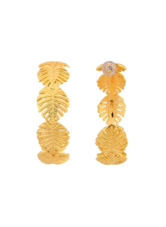 Voylla Hawaii Monstera Hoops : 8905124521290