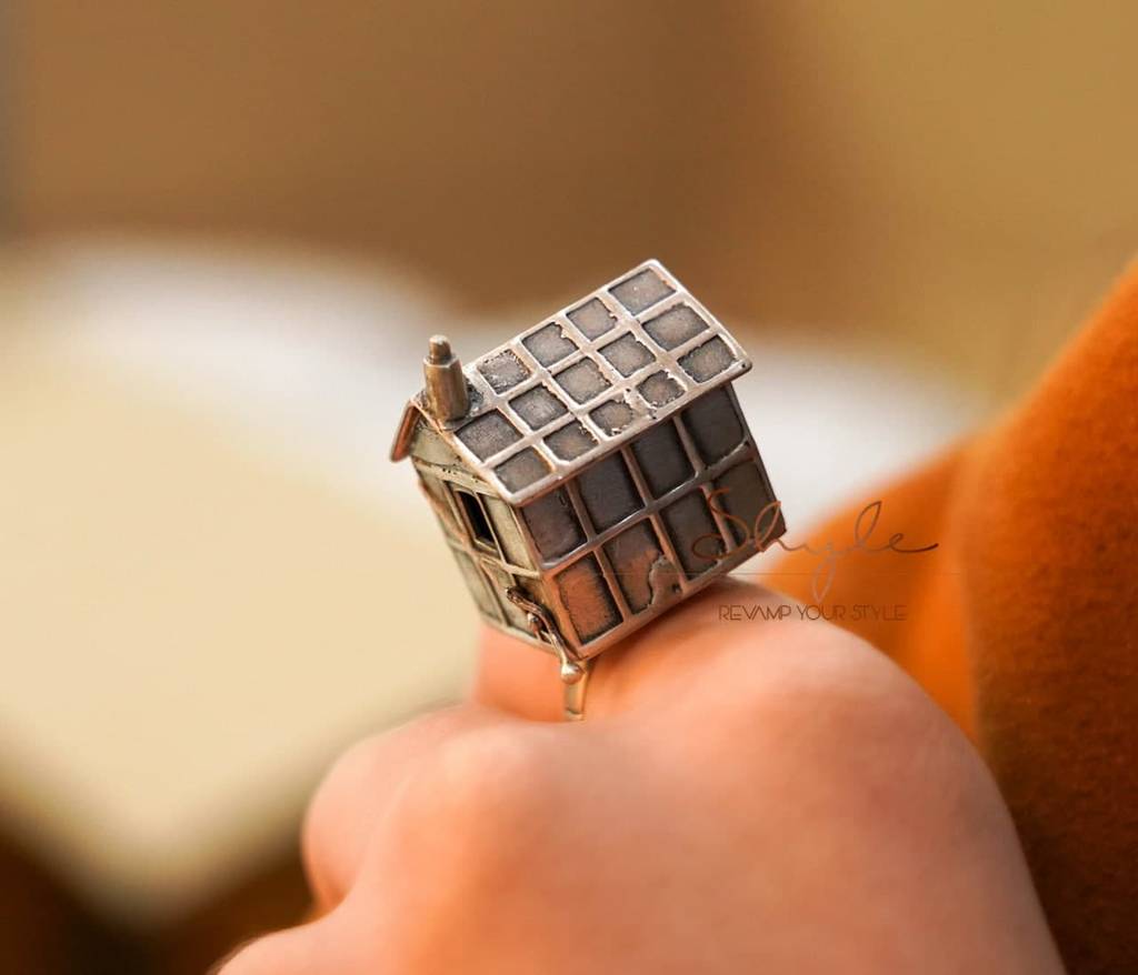 Qurbat Statement Vintage Inspired Hut Ring : SR2019