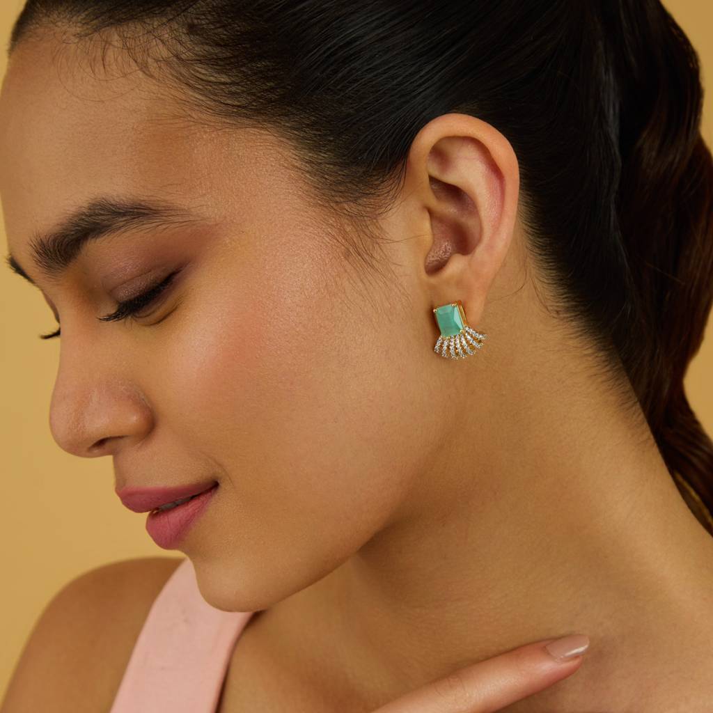 Kushal'S Fashion Jewellery Contemporary Studs Earrings-177507 : 425572