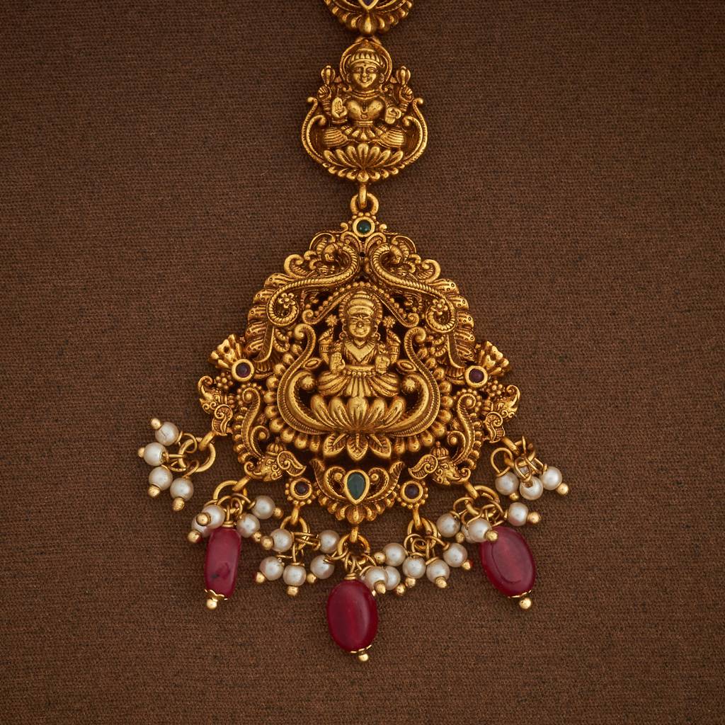 Kushal'S Fashion Jewellery Plated Ethnic Antique Maang Tikka-185151 : 442006