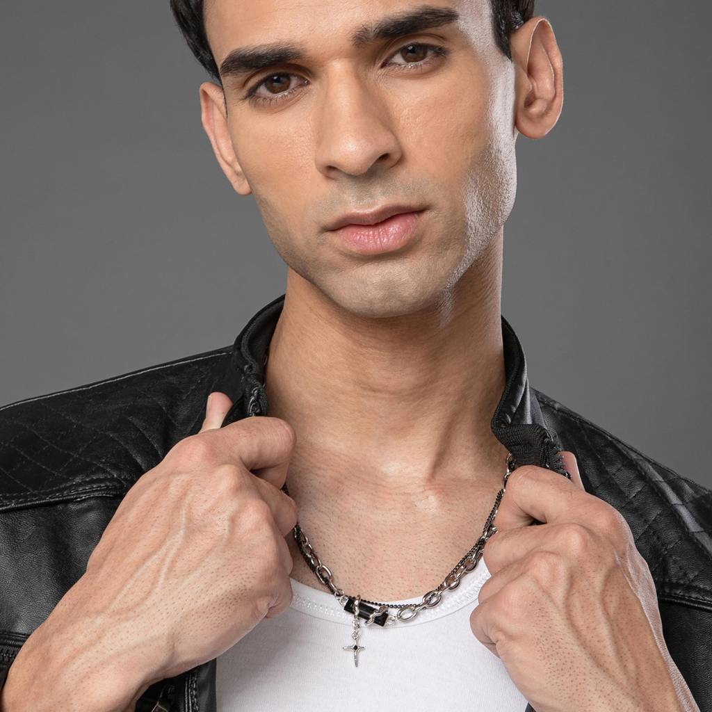 Rugged Black Modern Chain : MN1S0028