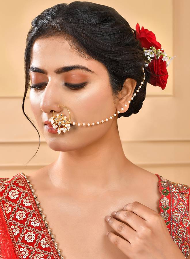 Heer Jasmaira Nose Ring : 8905124515510