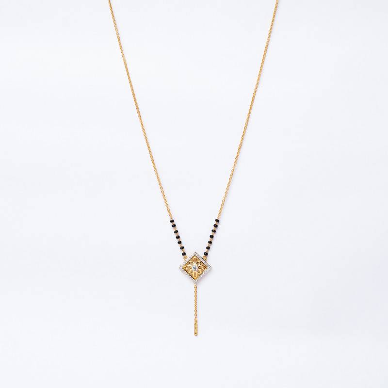 Growth Mangalsutra-18In-18K Gold Vermeil Sterling Silver : TSMA-GRO-18G-14026