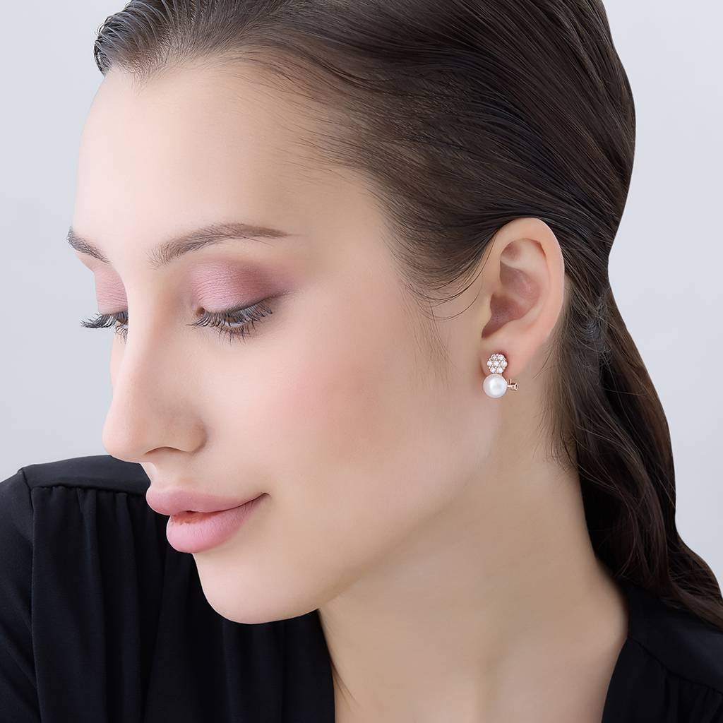 Ethnic Pure Silver Studs-164573 : 395655