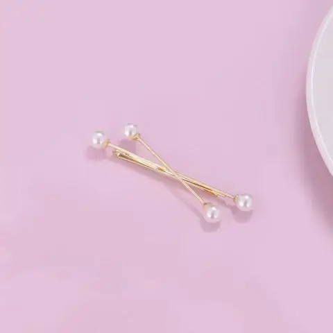 Pearlina Hair Pin : HX-HP-S-0018-G-WH