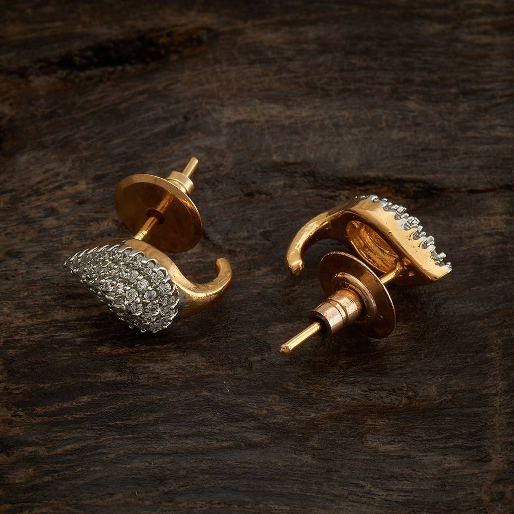 Kushal'S Fashion Jewellery-Plated Party Zircon Studs-170704 : 411238