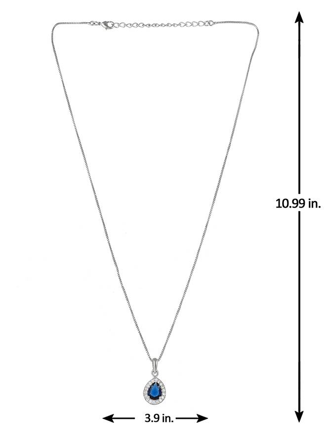 Sparkling Essentials Blue Teardrop Cut Cz Box Set : 8905124480535