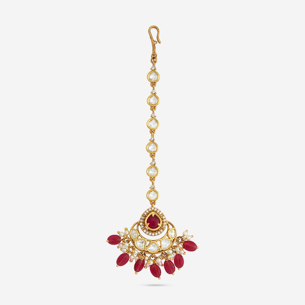 Ethnic Kundan Maang Tikka-185458 : 442496