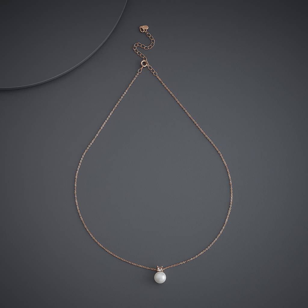 Kushal'S Fashion Jewellery Pearl  Party Trendy Pendant Chain Necklace-185813 : 443140