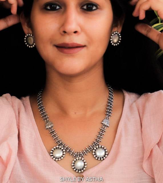 Moh Fine Flora Necklace Set : SE5011