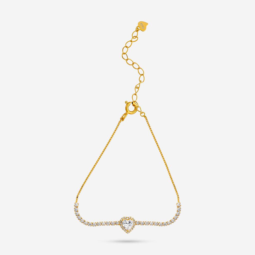 Kushal'S Fashion Jewellery Plated Party 92.5 Sterling Silver Bracelet -191285 : 453355