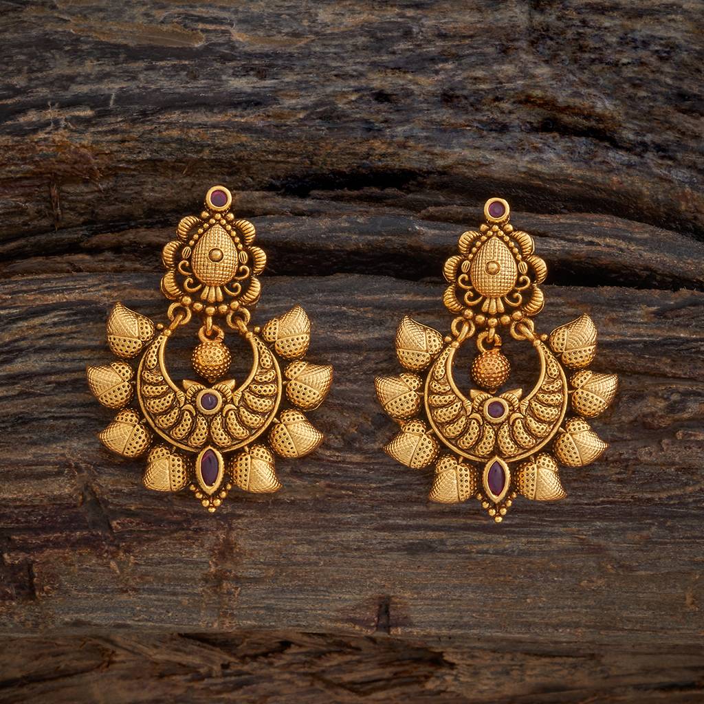 Kushal'S Fashion Jewellery Spherical Chandbalis Earrings-431431 : 431431