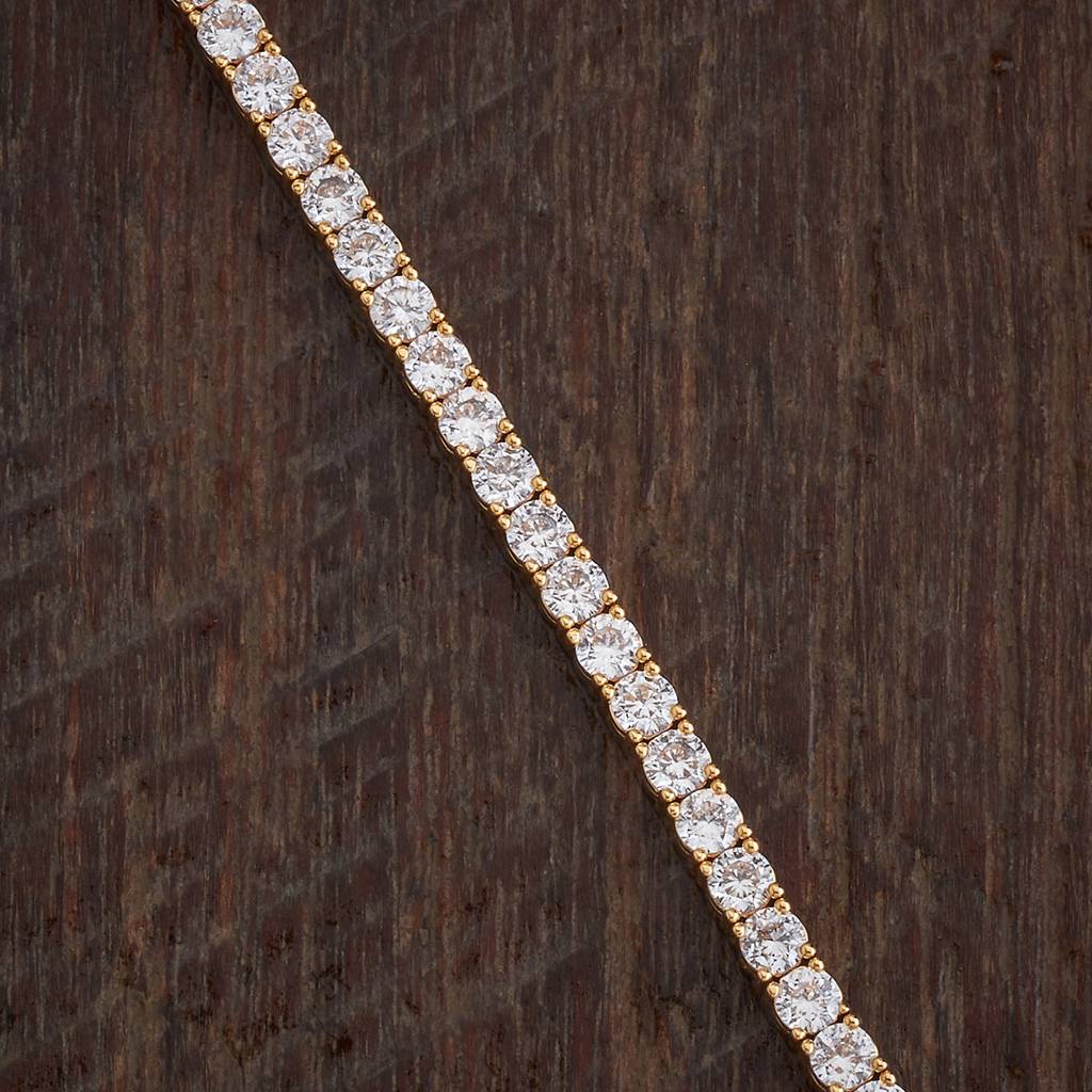 Kushal'S Fashion Jewellery Plated Party Zircon Bracelet -179986 : 430343