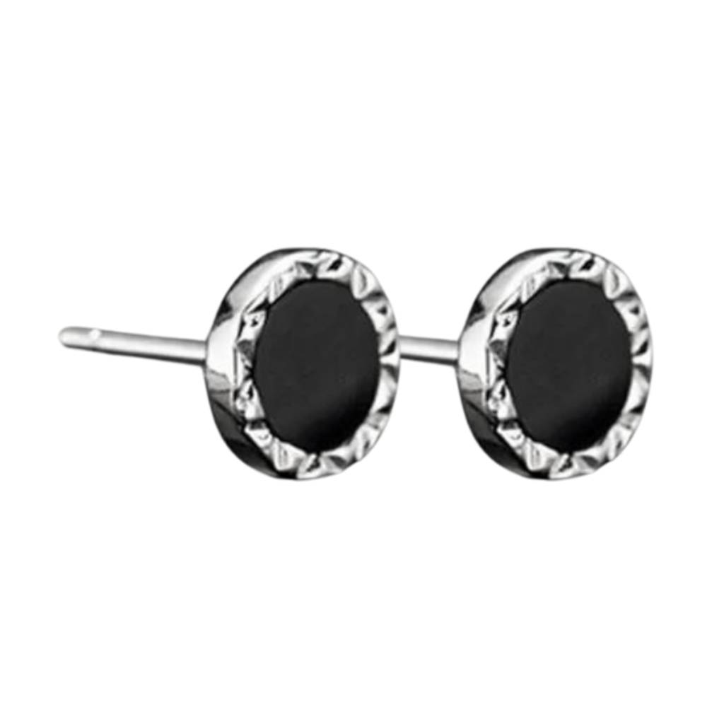 Salty Alpha Black Beaten Studs : ME2C0041