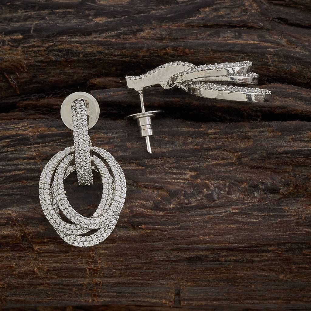 Kushal'S Fashion Jewellery Plated Party Zircon Drop Earrings-161791 : 398564