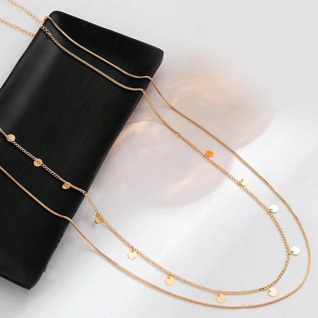 Gold Plated 2 Layer Belly Chain Kamarbandh Waist Chain Belt Body Chain Summer Beach Jewellery For Women & Girls : PX8BCH010G