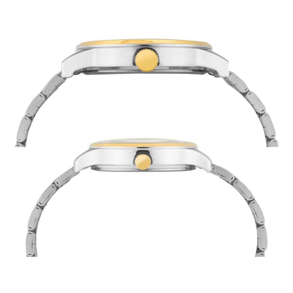 Timex Trendline Round 44Mm Analog Pair Watch - Tw00Pr317 : TW00PR317