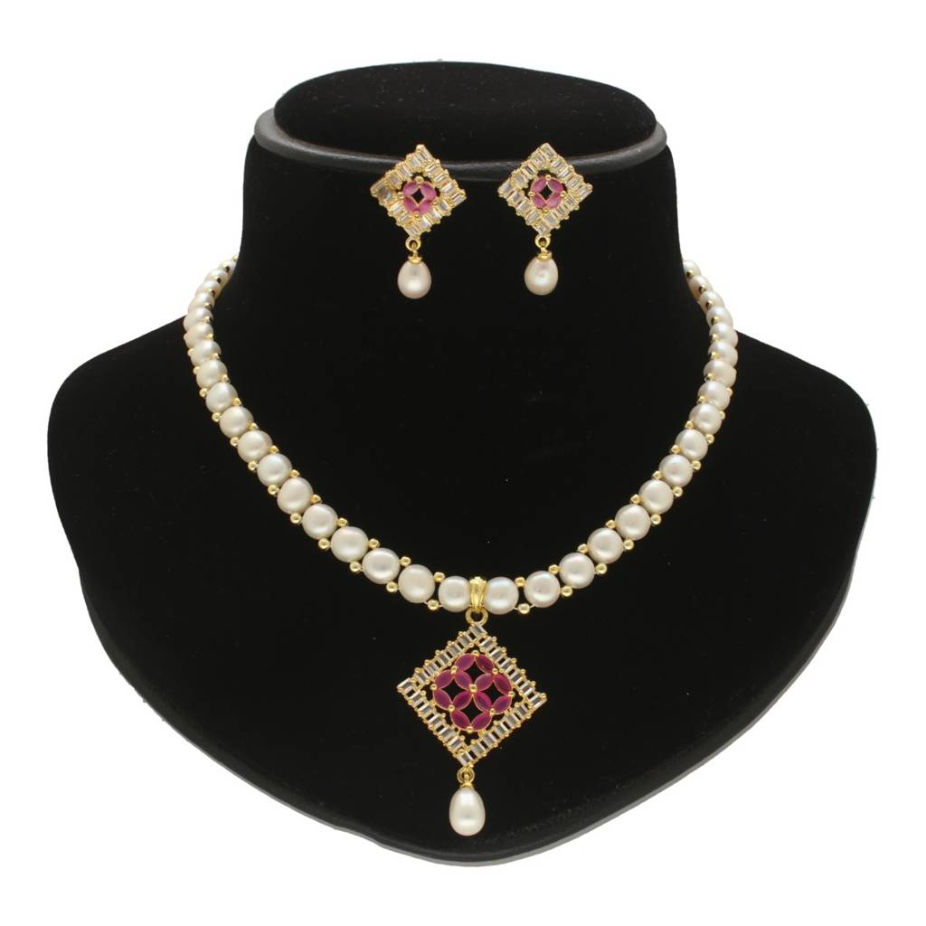 Tanvi Pearl Necklace Set : JPSEP-24-023