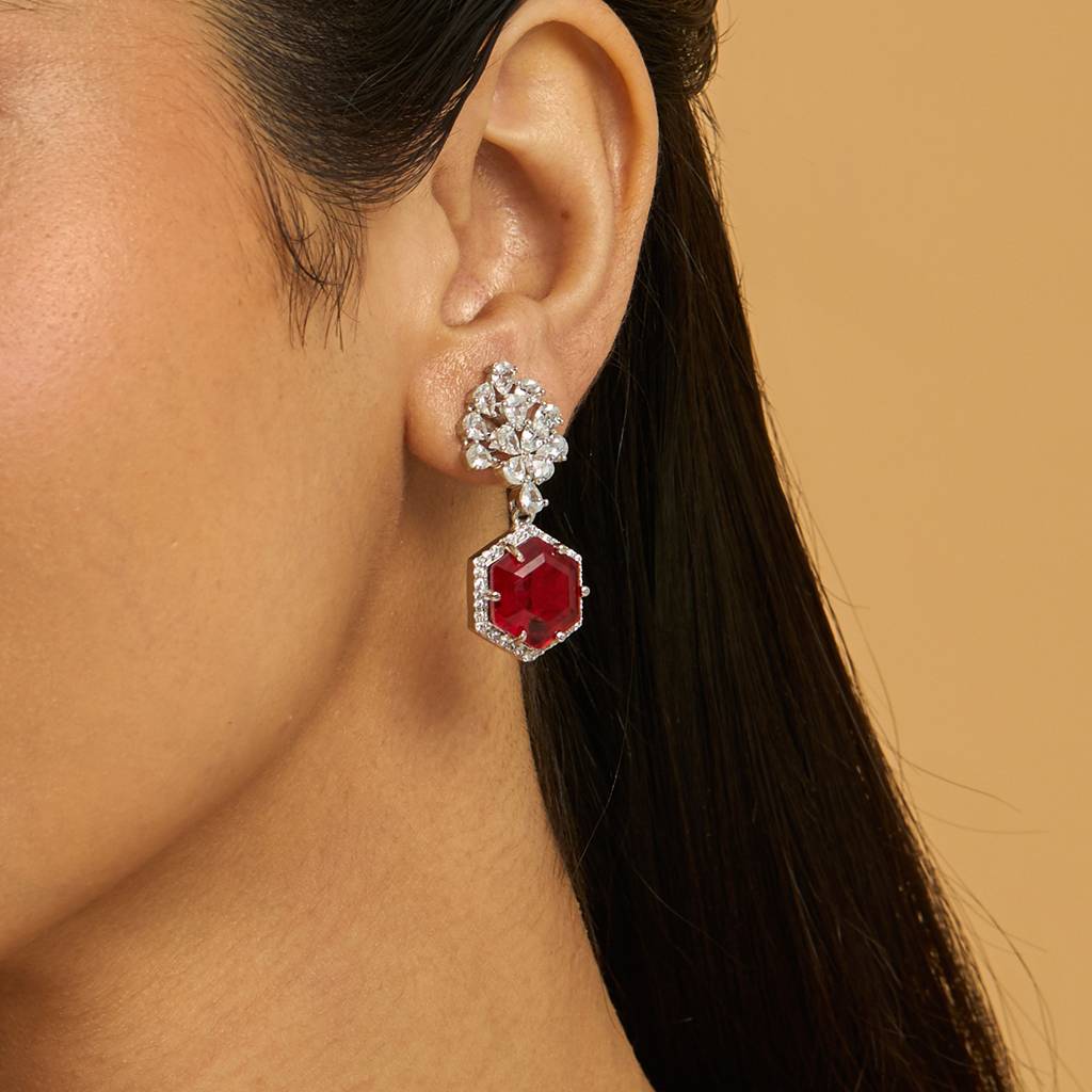 Kushal'S Fashion Jewellery Contemporary Drop Earrings-177209 : 424753