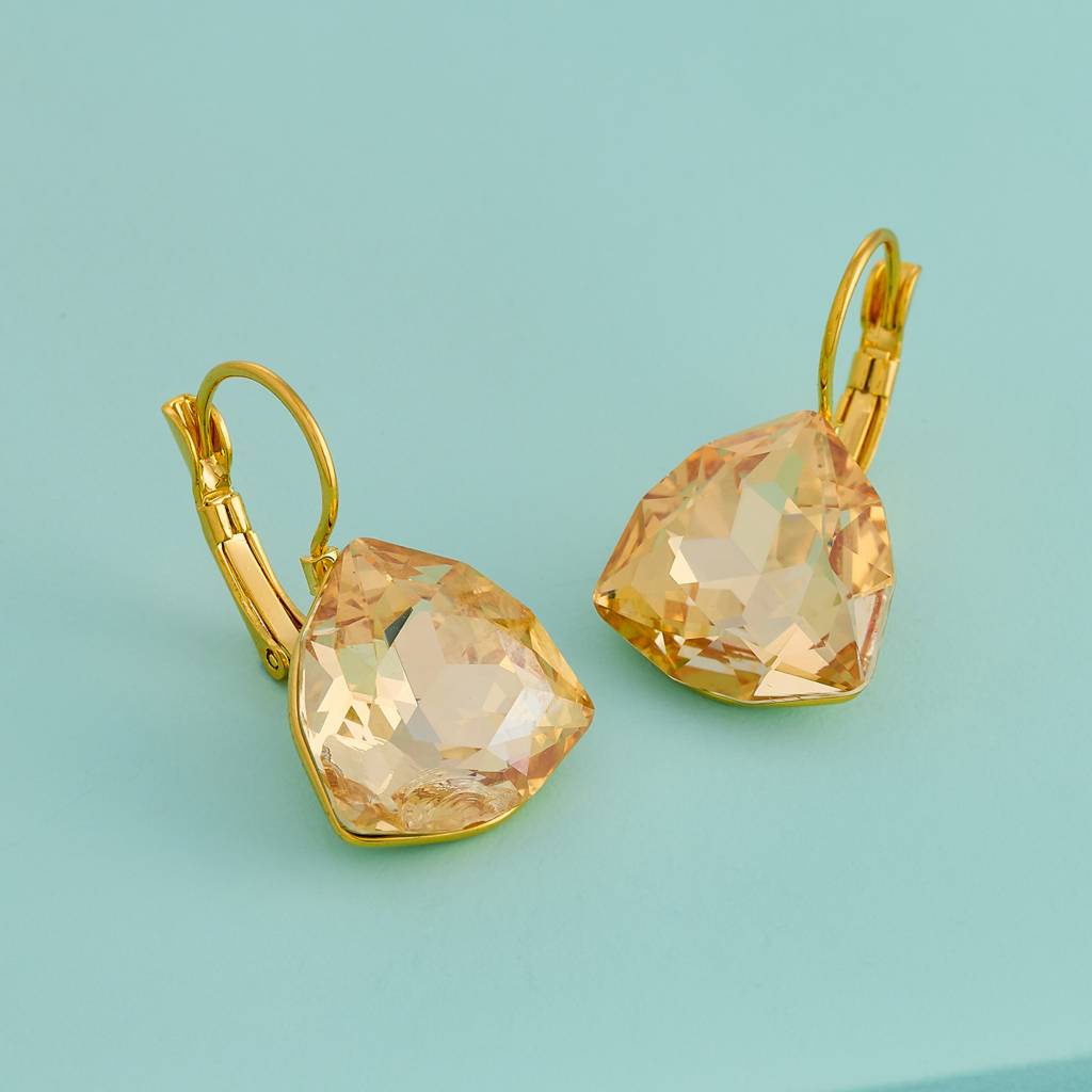 Kushal'S Fashion Jewellery -Plated Party Trendy Zircon Hoop Earrings -192737 : 455657