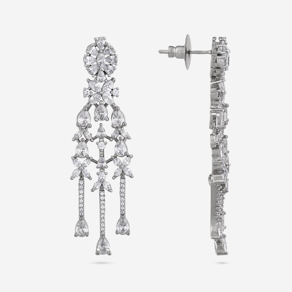 Kushal'S Fashion Jewellery Plated Ethnic Zircon Jewellery Set -186609 : 444981