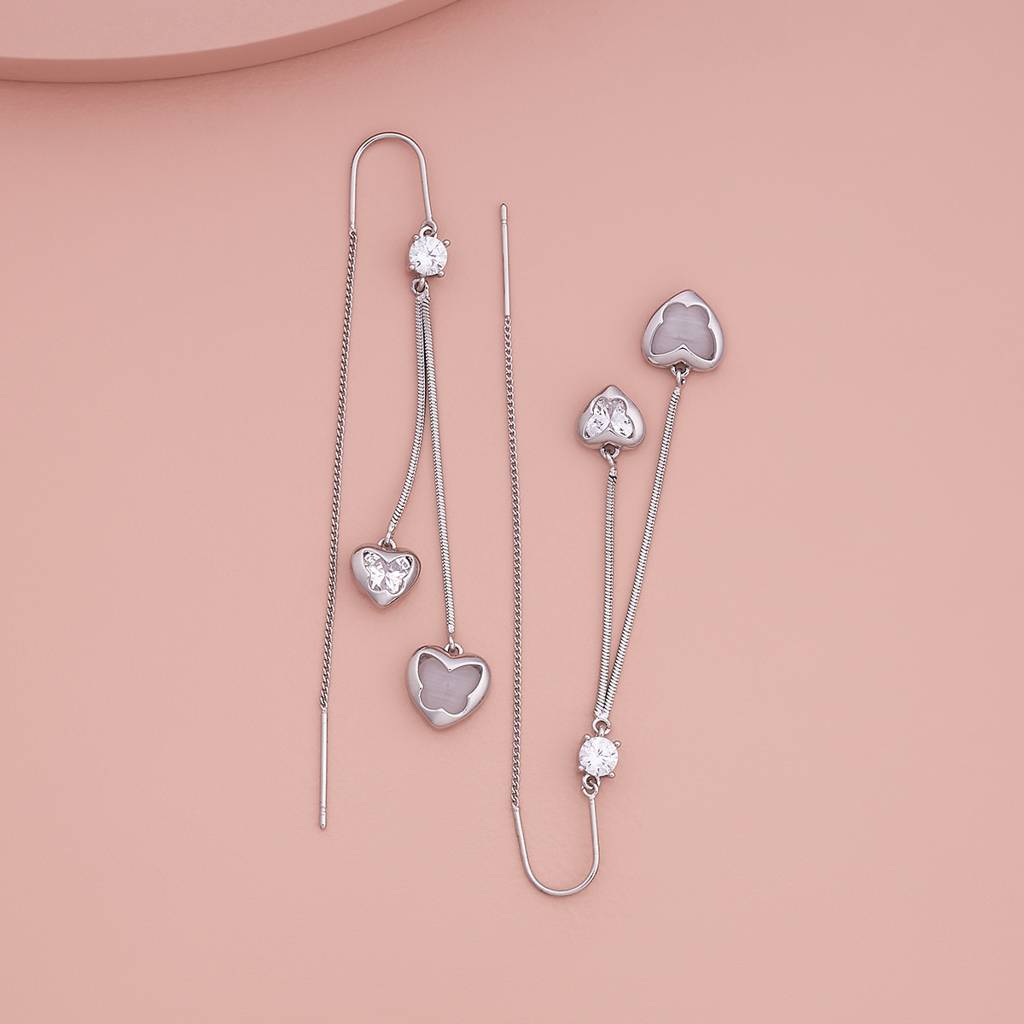 Kushal'S Fashion Jewellery Party Zircon Drop Earrings-185915 : 443387