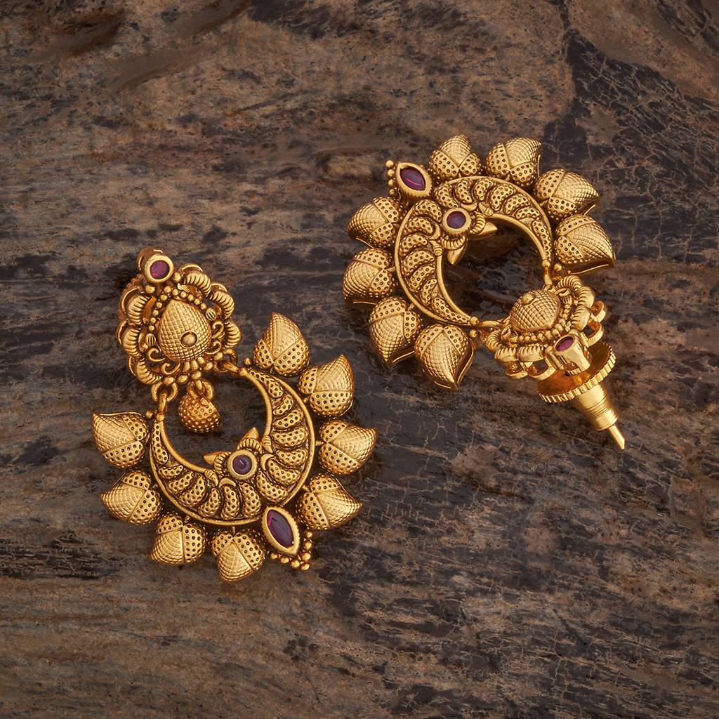 Kushal'S Fashion Jewellery Spherical Chandbalis Earrings-431431 : 431431