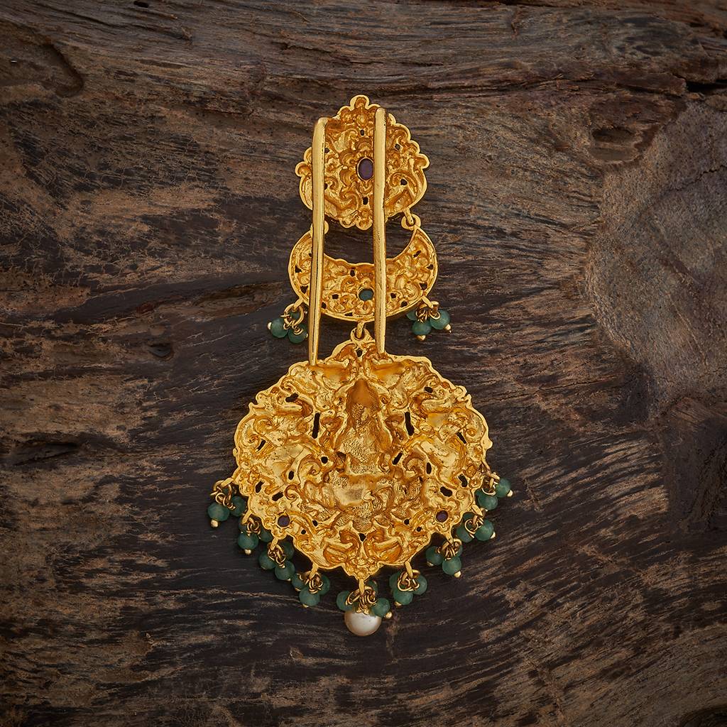 Kushal'S Fashion Jewellery Plated Ethnic Antique Hair Brooch -185164 : 442021