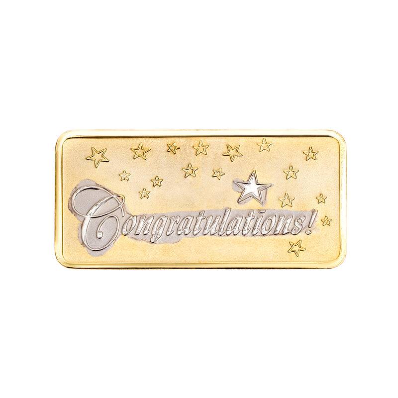 Silver Moments Card Set  -  Congratulations - 10 Grams : COIMOMCG1_Silver