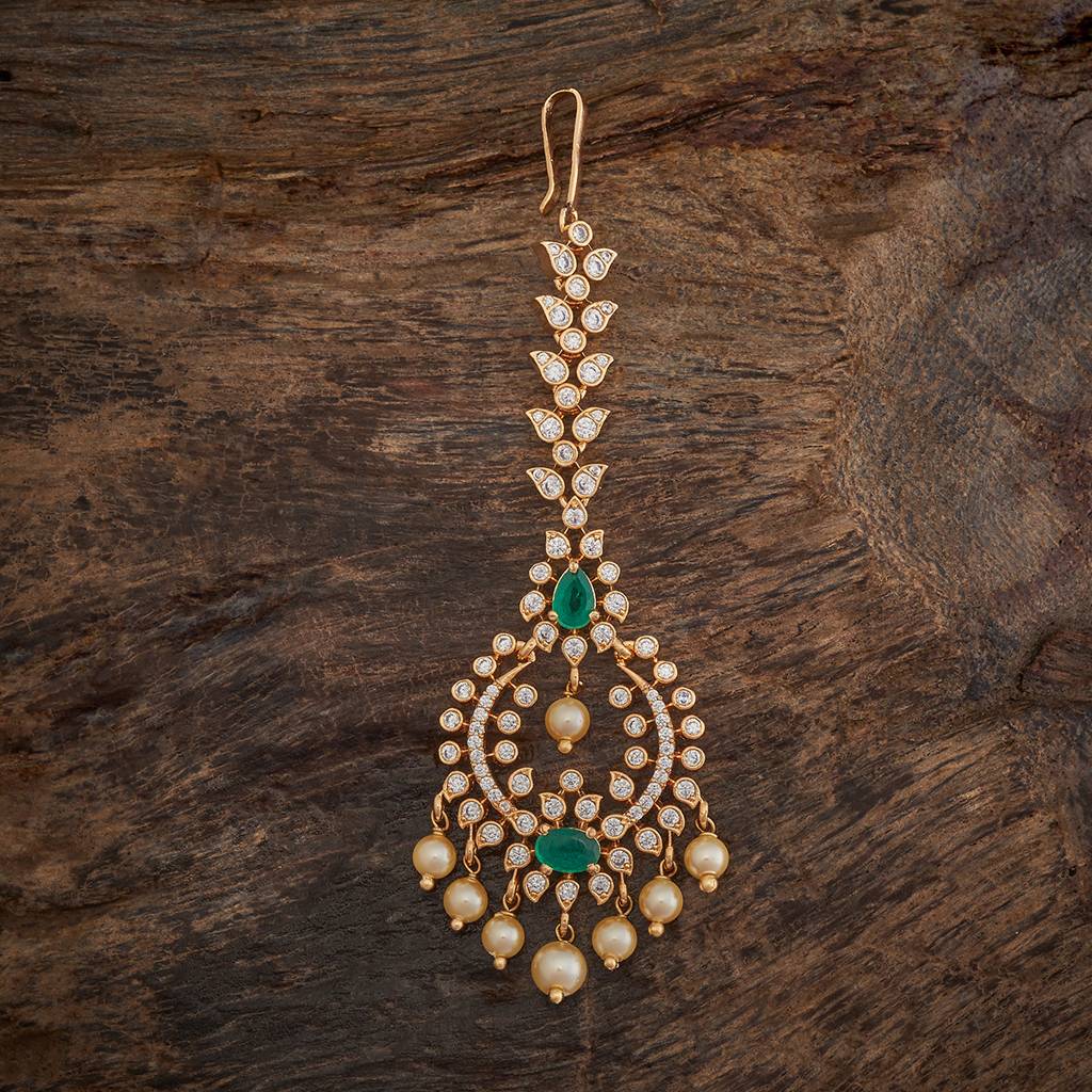 Kushal'S Fashion Jewellery Plated Party Zircon Maang Tikka-175782 : 421396