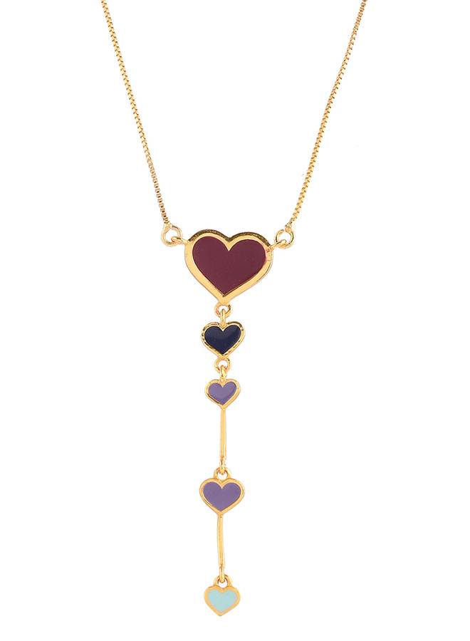 Valentine'S Day Collection Heart Drops Pendant Set : 8905124491425