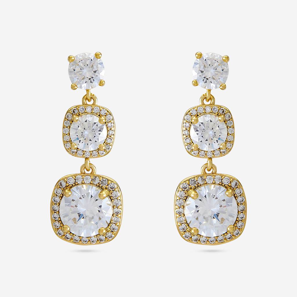 Kushal'S Fashion Jewellery   Plated Party Trendy Zircon Drops-187792 : 447262