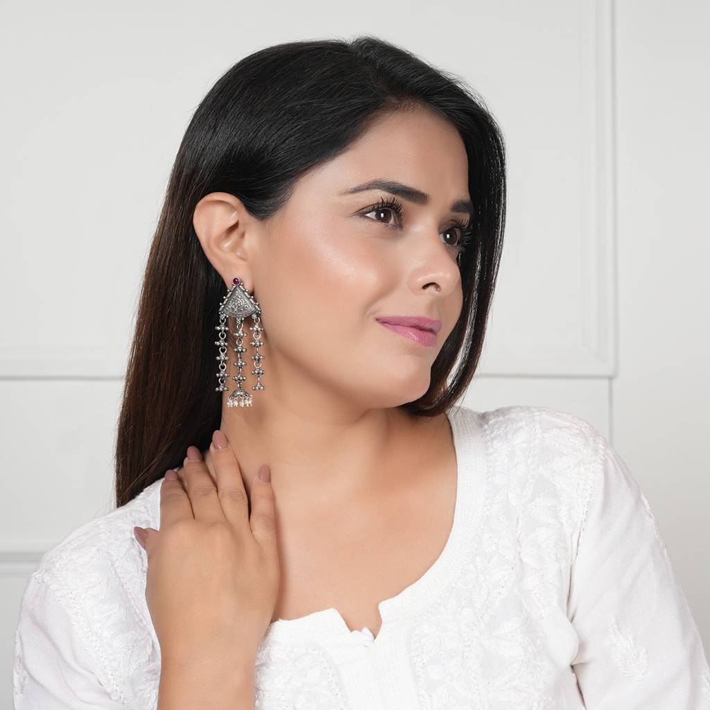 Nakashi Silver Earrings. : SSE851