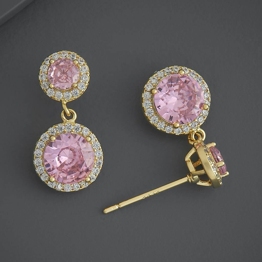 Kushal'S Fashion Jewellery Party Zircon Drop Earrings-185966 : 443516