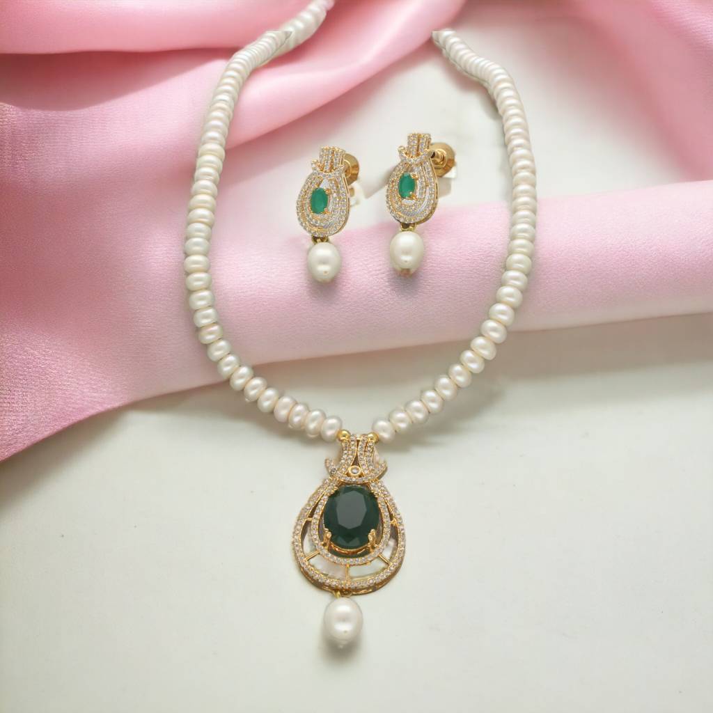 Marvel Pearl Necklace Set : JPFEB-24-007