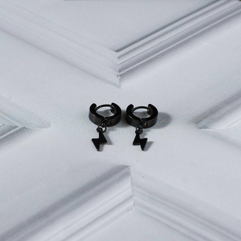 Salty Alpha Thunderstorm Earrings  - Black : ME2C0231