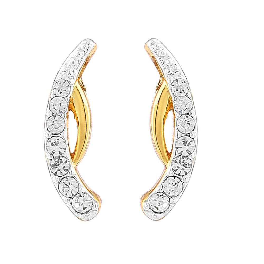 Estele Gold & Rhodium Plated Classic Styled Mangalsutra Necklace Set For Women : EMS14080074NKER