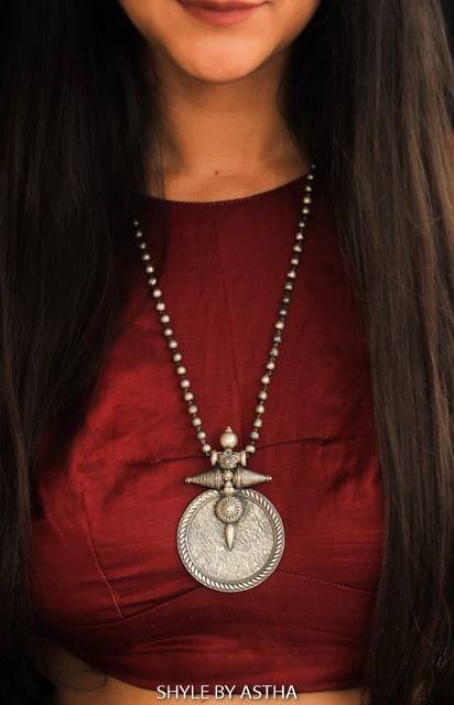 Mizoya Textured Classic Necklace : SN104
