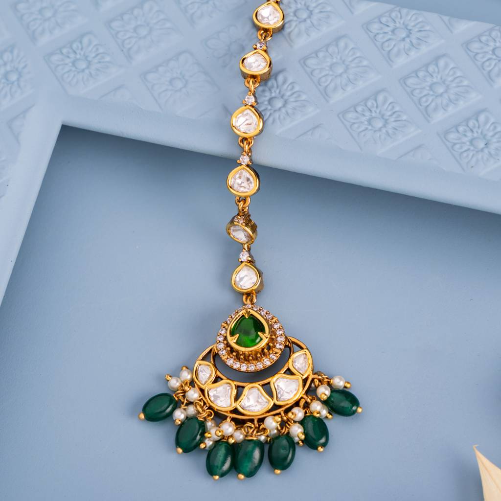Ethnic Kundan Maang Tikka-185458 : 442497