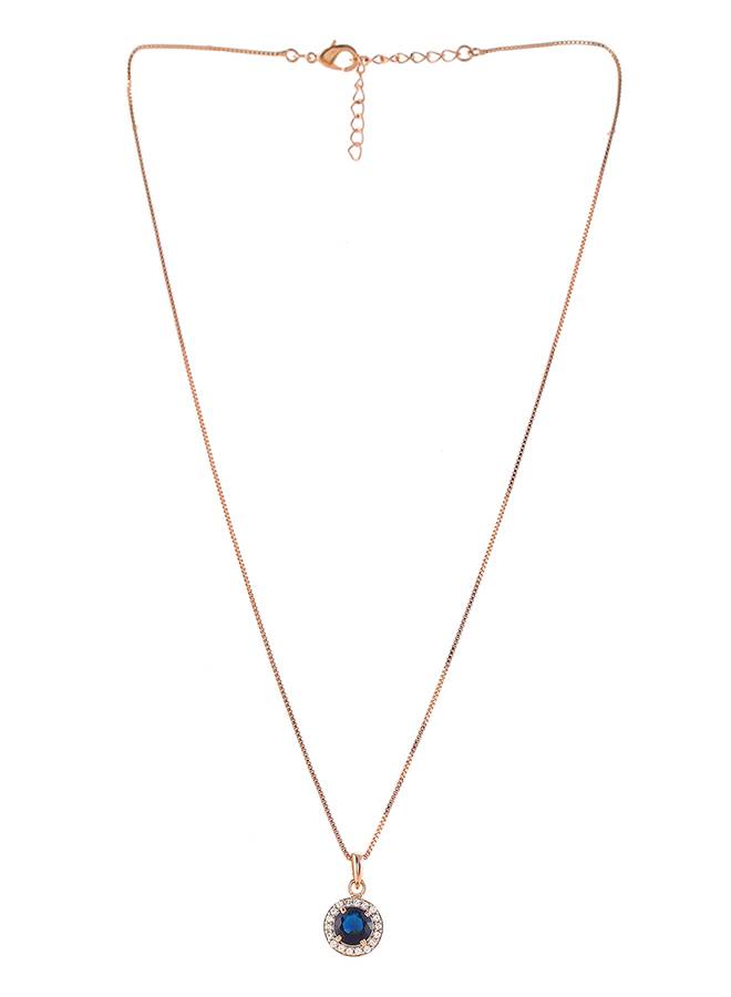 Sparkling Essentials Blue Round Cut Cluster Setting Cz Box Set : 8905124480450