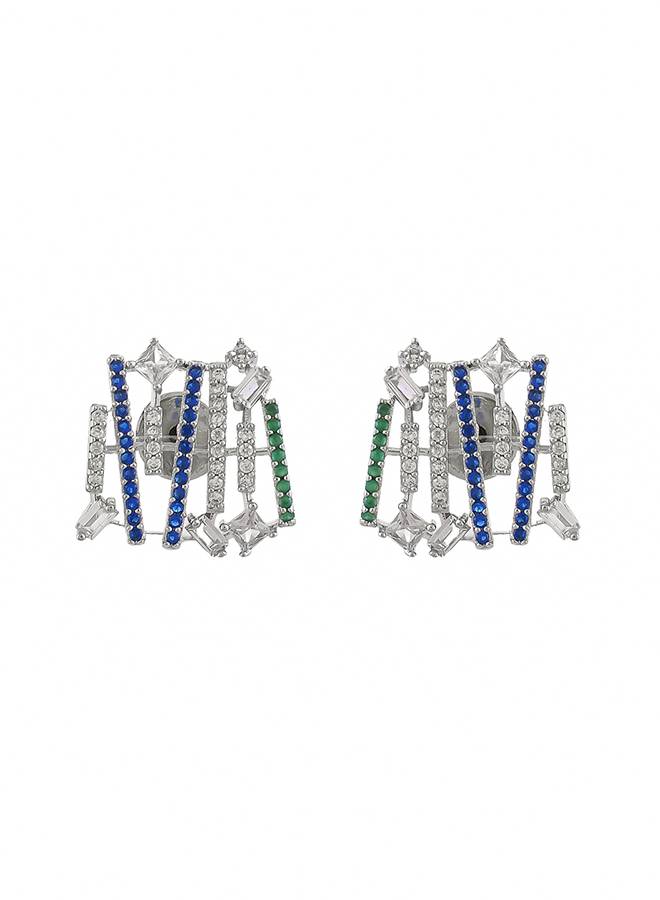 Mosaic Abstract Radiance Choker Necklace Set : 8905124519013