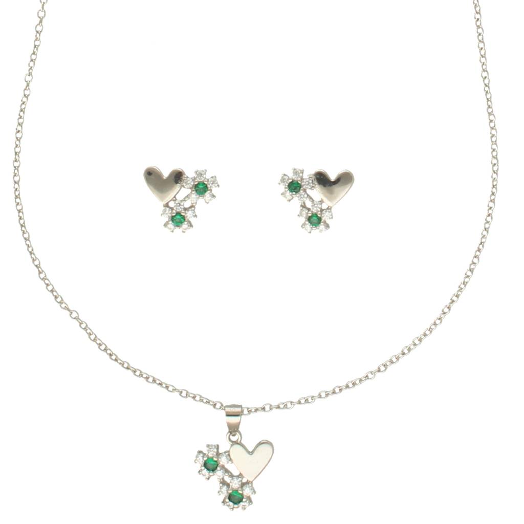 Designer 925 Silver Pendant Set Jewelry : JPAUG-24-008