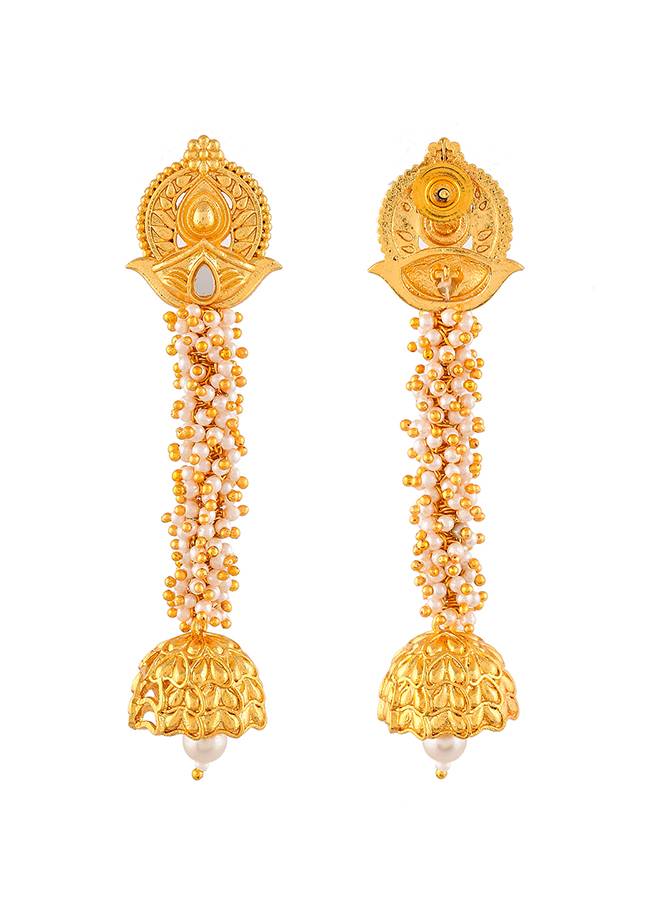 Aradhana Teeya Long Drop Earring : 8905124510669