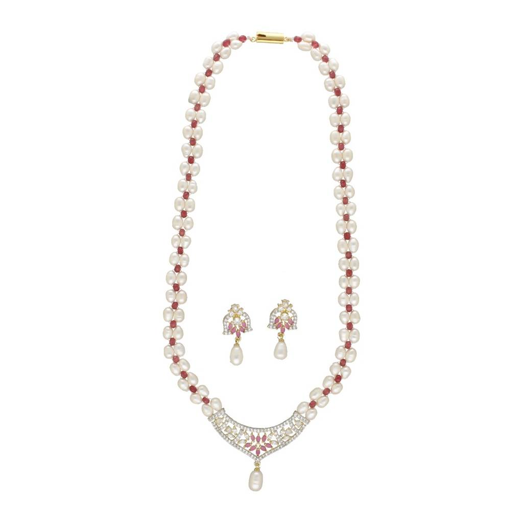 Belinha Pearl Necklace Set : JPAPR-25-008