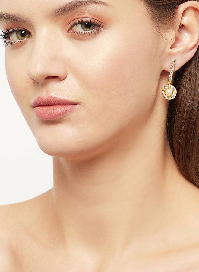 Pearl Drop Earrings : 8905124438420