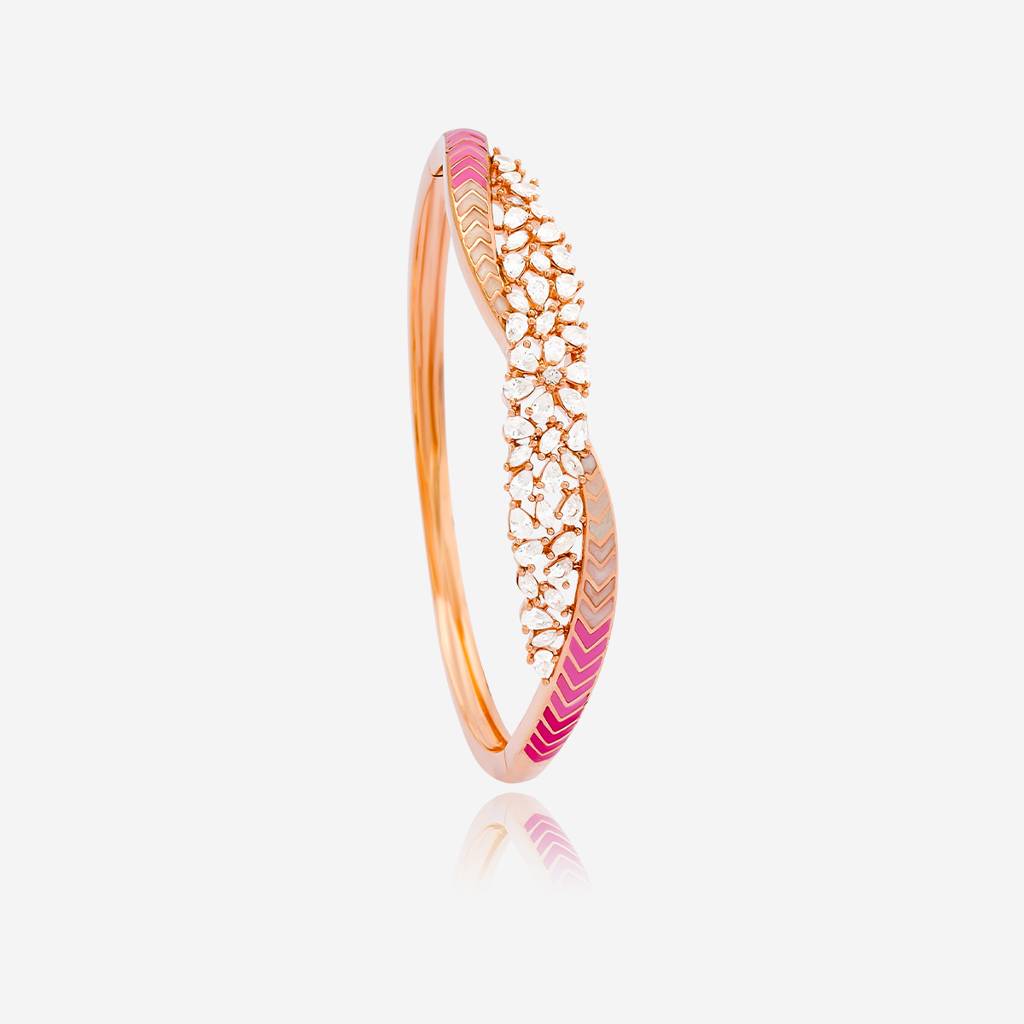 Kushal'S Fashion Jewellery Zircon Kada -169686 : 412371